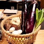 天ぷら浅沼 - 本日のお野菜