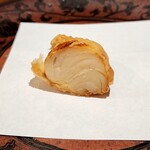 天ぷら浅沼 - 百合根  和菓子みたいな甘さ♡40分位じっくり揚げてます