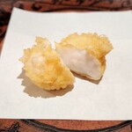 天ぷら浅沼 - 白子がベシャメルソースみたいだった～