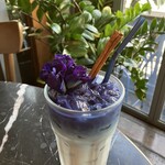 Blue Whale Maharaj - バタフライピーラテ　cold   約630円