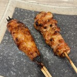 焼鳥 はるちゃん - セットのおすすめ串。つくねが美味かったです。