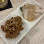 焼鳥 はるちゃん - セットのおつまみ２品