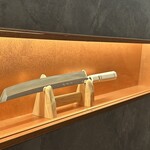 鮨 富かわ - 師匠の富川氏が 訪れた際 使ってもらおうと 心に決め 準備された包丁