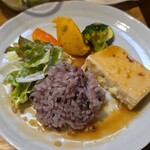 キッチン ブルー グローブ - ワンプレートへ