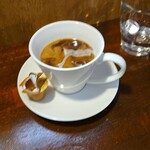 キッチン ブルー グローブ - ホワイトコーヒーへ