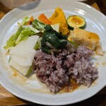 キッチン ブルー グローブ - 最後のワンプレート