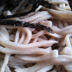 大清水食堂 - 大盛ざるそば￥550の十割田舎蕎麦（H26.6.28撮影）