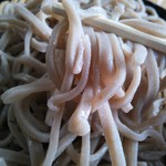 大清水食堂 - 大盛ざるそば￥550の十割田舎蕎麦（H26.6.28撮影）