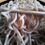 大清水食堂 - 大盛ざるそば￥550の十割田舎蕎麦（H26.6.28撮影）