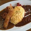 小十郎グリル昔ながらの洋食屋 - オムハヤシとカレーのハーフ&ハーフ