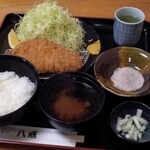 八戒 - ランチ・とんかつロース定食1500