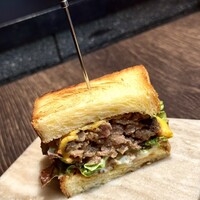 焼肉GROW - 【逸品】黒毛和牛デニッシュバーガー