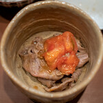 礼讃 - 近江中川牛の三島トマトのすき焼き