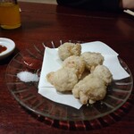 想作ダイニング 縁 - 里芋の唐揚げはめっちゃ美味しかった！塩と梅肉が付いています。