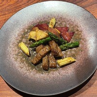 魚China YO - 黒毛和牛の炒め　黒胡椒ソース