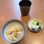 新日本料理おぶね - ごはん。