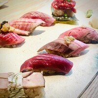 肉寿司 肉和食 KINTAN コレド室町 - 牛肉寿司8貫