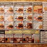 BAKERY & BURGER JB's TOKYO 府中店 - メニュー表