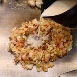 川崎こてがえし - もんじゃ焼き