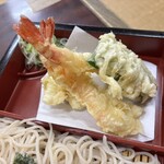 そば処わらべや - 「天ざる」1,150円