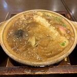 和食ダイニング かわだ屋 - カレー鍋焼きうどん　(ライスサービス)¥1,155