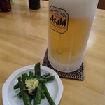 みさき庵 - 生ビール 