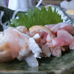 一の膳より(鶏の刺身)