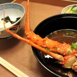 しのはら - ご飯、伊勢海老の味噌汁＆漬物