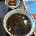 名護漁港水産物直販所（食堂） - イカスミ汁