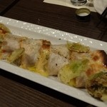 Oriza - ふきのとうの天ぷらとピザ