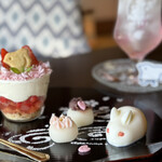 cafe ちどり - 波うさぎの苺ティラミス（2/28まで）