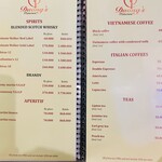 Duong's Restaurant - メニュー