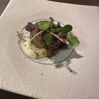 料理屋 自在 - 菊芋のファラフェル・エゾ鹿・白人参・デュカ