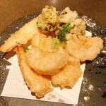 炭焼 基 - 筍の天ぷらも揚げ方が絶妙