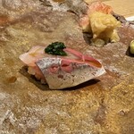 代官山 鮨 たけうち - 追加注文: 鯵