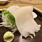すし酒場 魚あるき - 「ヤリイカ刺身（税込￥1,200）」