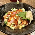 すし酒場 魚あるき - スタッフさんの賄い飯のアップ…