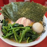 ラーメン濱野家 - 得ましラーメン並　ほうれん草