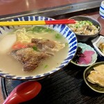 びんがた - ソーキそば定食　950円
