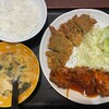 からあげのすたみな亭 - スタミナ揚げミックス定食 C（鶏肉のスタミナ揚げ＋
カラアゲの甘辛ソース）950円