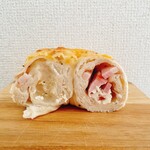 8bagels - カルボナーラ 断面