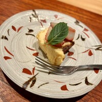 会席応為 - バスクチーズケーキ（デザート）