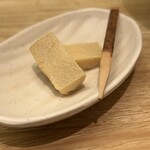 天ぷら新宿つな八 - 豆腐の味噌漬け