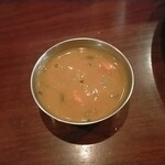 月とスパイス - お代わりしたサンバル(フルミールス限定)←野菜カレーっぽい感じ