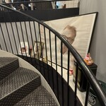 クリントン・ストリート・ベイキング・カンパニー - 階段で！2階には、テーブル席、トイレもあり！