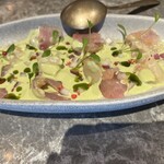 BATIDA - 帆立と島魚のペルー風セビーチェ