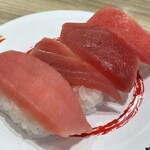 かっぱ寿司 - まぐろ（4貫いっしょ盛り）