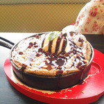 クラタ珈琲店 - チョコレートパンケーキ（アイスのトッピング）