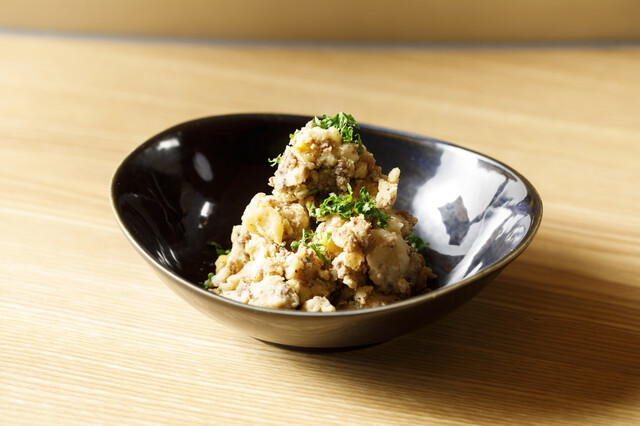 挽き肉ポテトサラダ