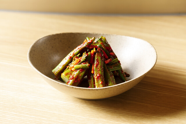 オクラの生キムチ